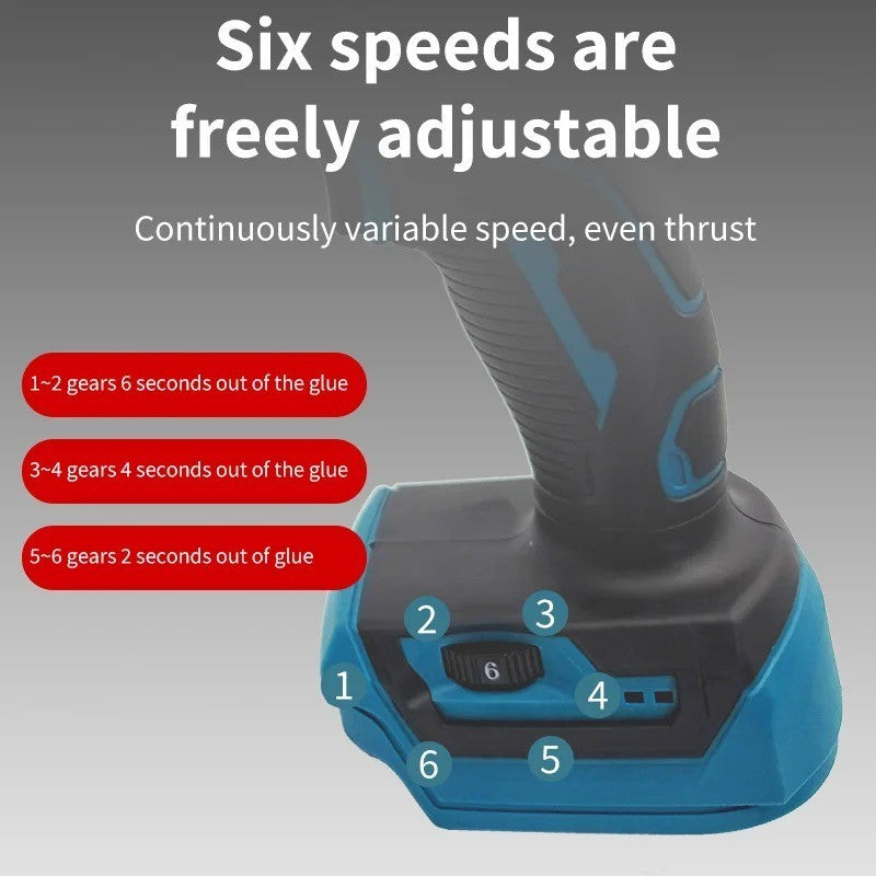 Makita pistola per silicone a batteria con led 18V (batteria non inclusa)