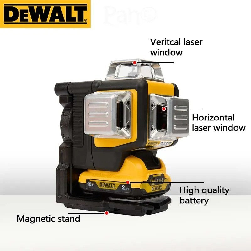 DeWalt DW089LG 3 Linien 360 Grad Laser-Kreuzlinienmessgerät