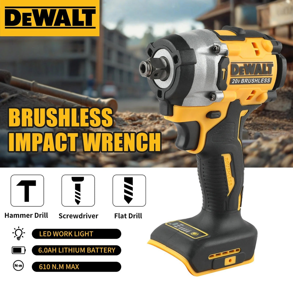 Avvitatore a Impulsi DEWALT DCF921 20V Atomic - 1/2" Brushless - Solo Corpo