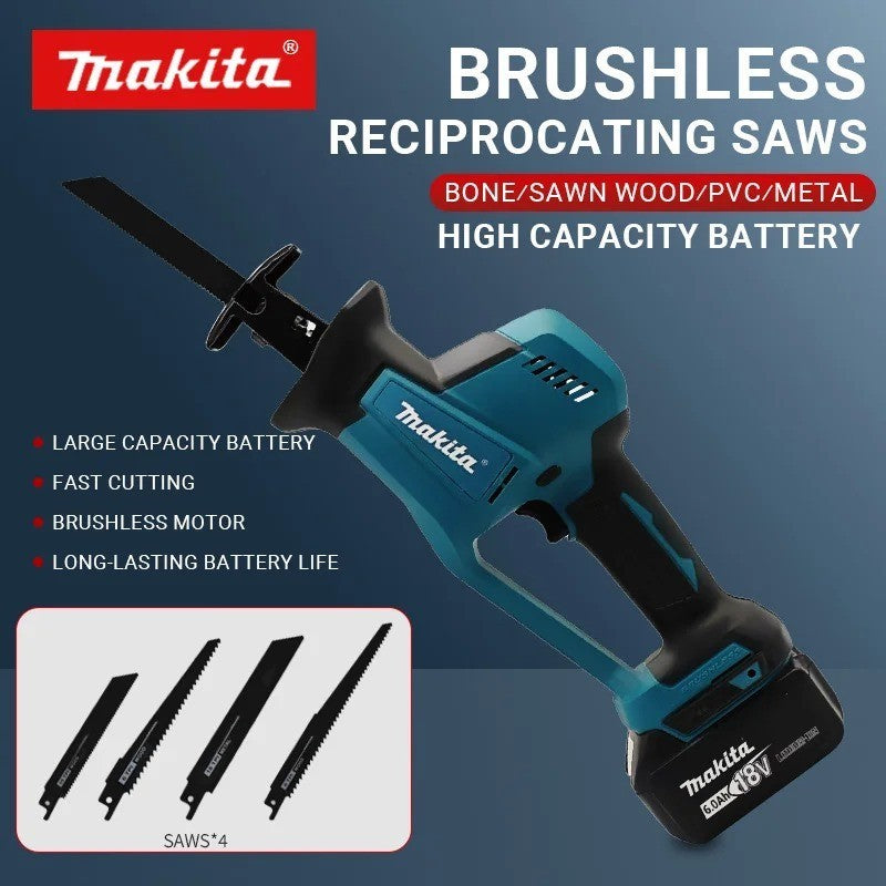 Akku-Elektrosäge Makita 18V Kettensäge Holzsäge