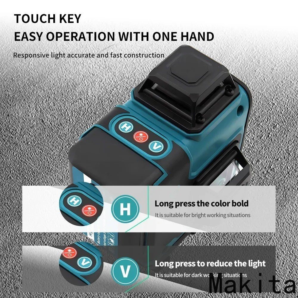 Makita Livella Laser Verde16 Line 3D 360 Gradi Alta Precisione Professionale