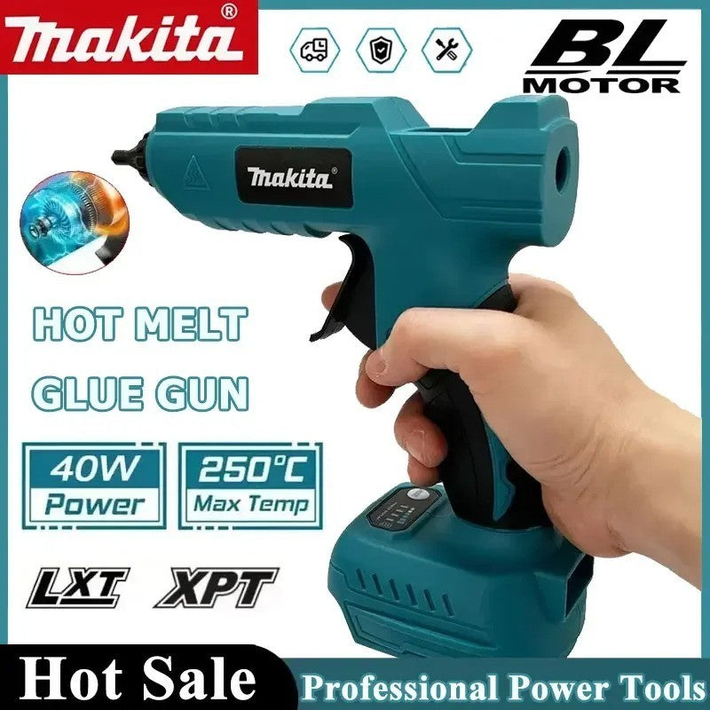Makita Pistola per colla a caldo elettrica senza fili Batteria da 18 V 11 mm