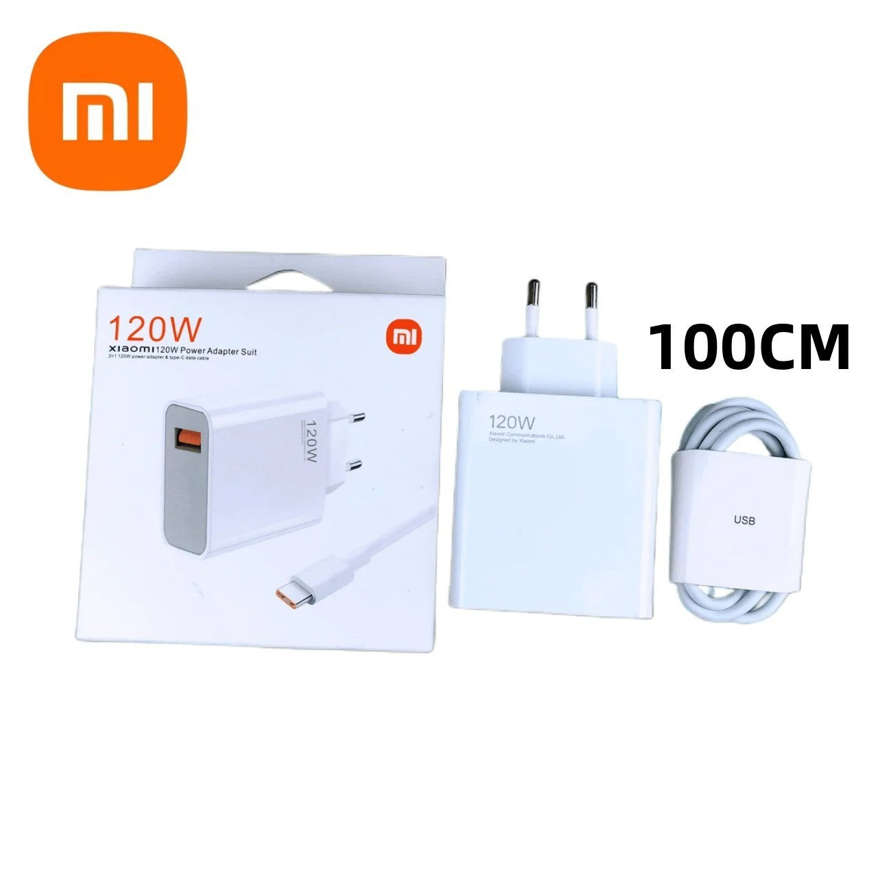 120w Originale Xiaomi Caricatore Turbo Carica Super Veloce Adattatore UE Tipo C