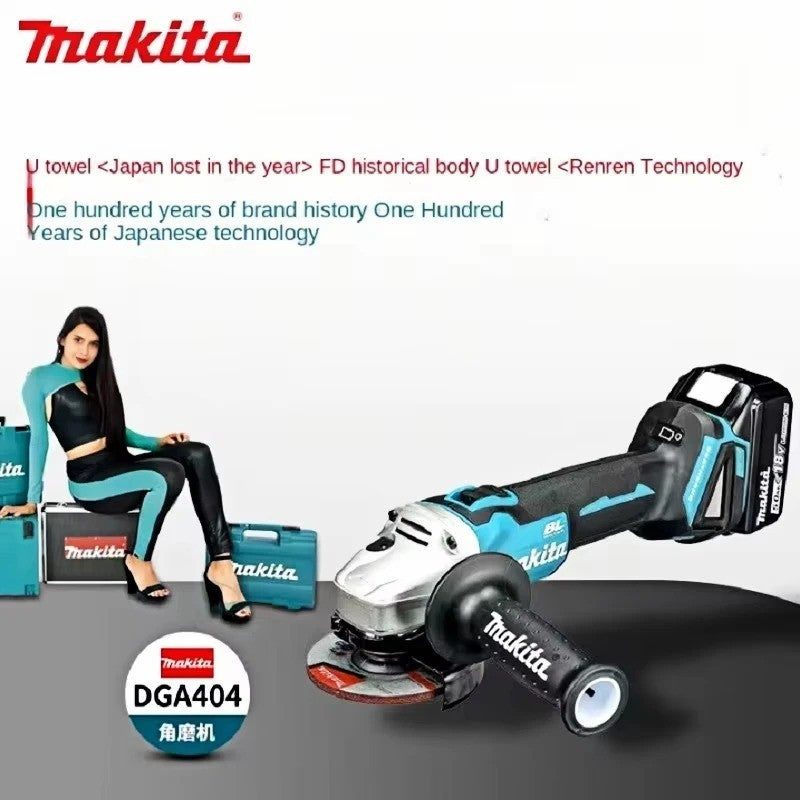 Makita Smerigliatrice Angolare a Batteria 18V DGA404 125mm Batteria Non Inclusa