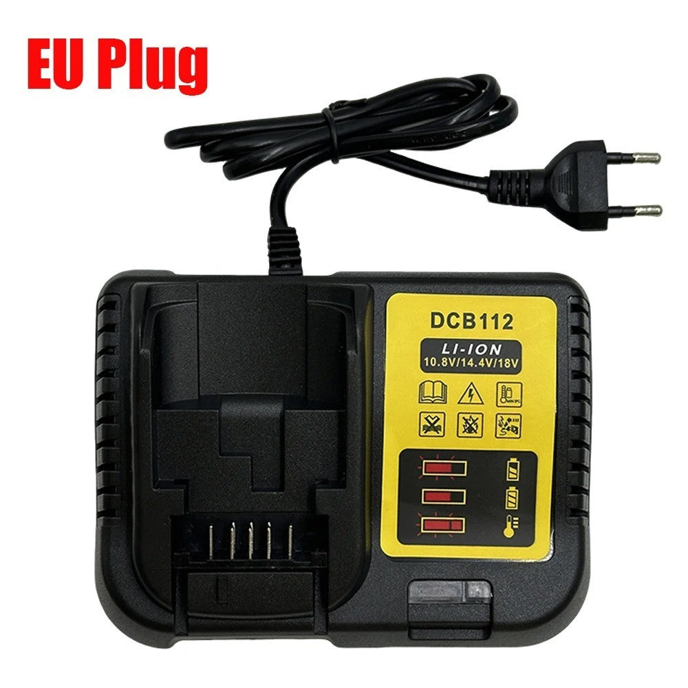 Caricabatterie DCB112 per DeWalt 10.8V 12V 14V 18V 20V Litio DCB205 DCB115 DCB10