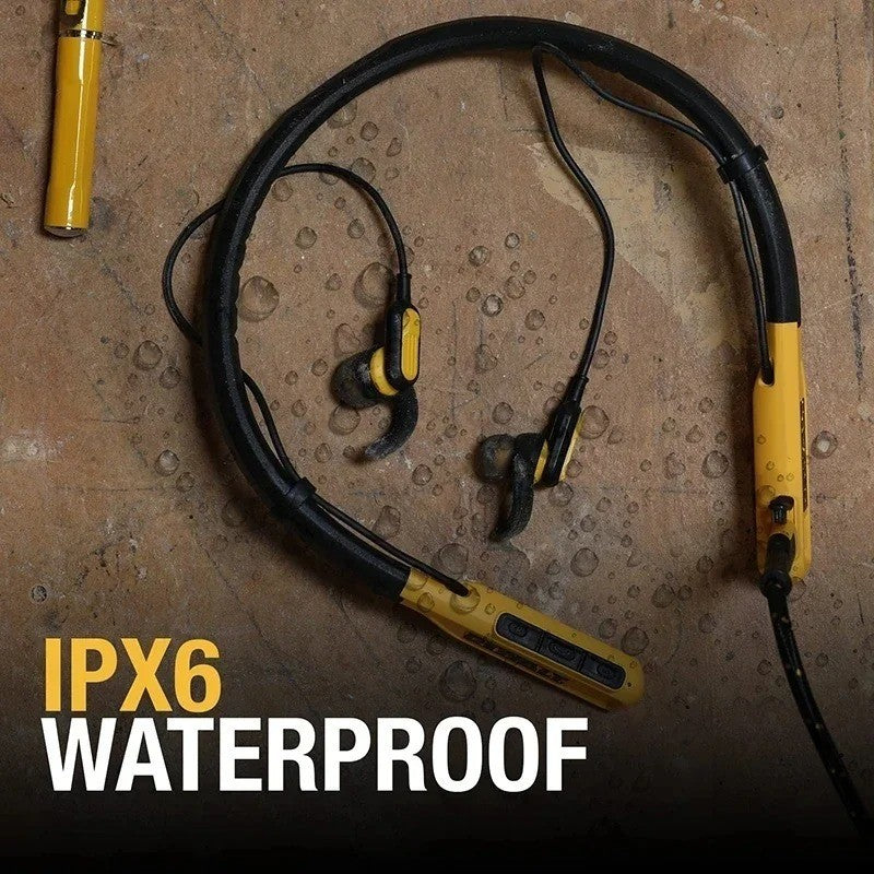 DEWALT Auricolare Bluetooth senza fili da lavoro Pro Cuffie con archetto