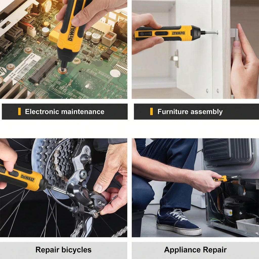 Cacciavite elettrico senza fili DEWALT 1300mAh ricaricabile, trapano regolabile