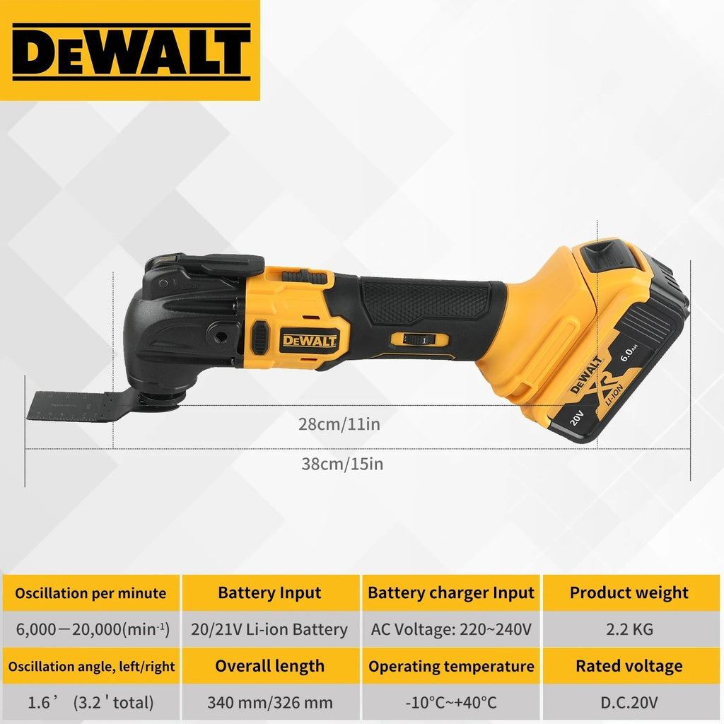 Dewalt multifunzione ad oscillazione 18V senza batteria