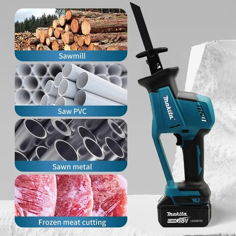 Akku-Elektrosäge Makita 18V Kettensäge Holzsäge