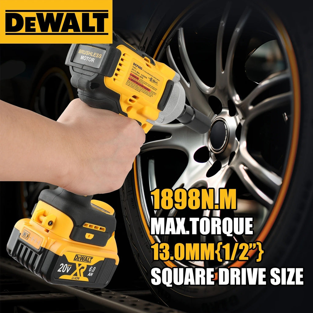 DEWALT DCF900 18V Schlagschrauber (Nur Gehäuse) - Gelb/Schwarz