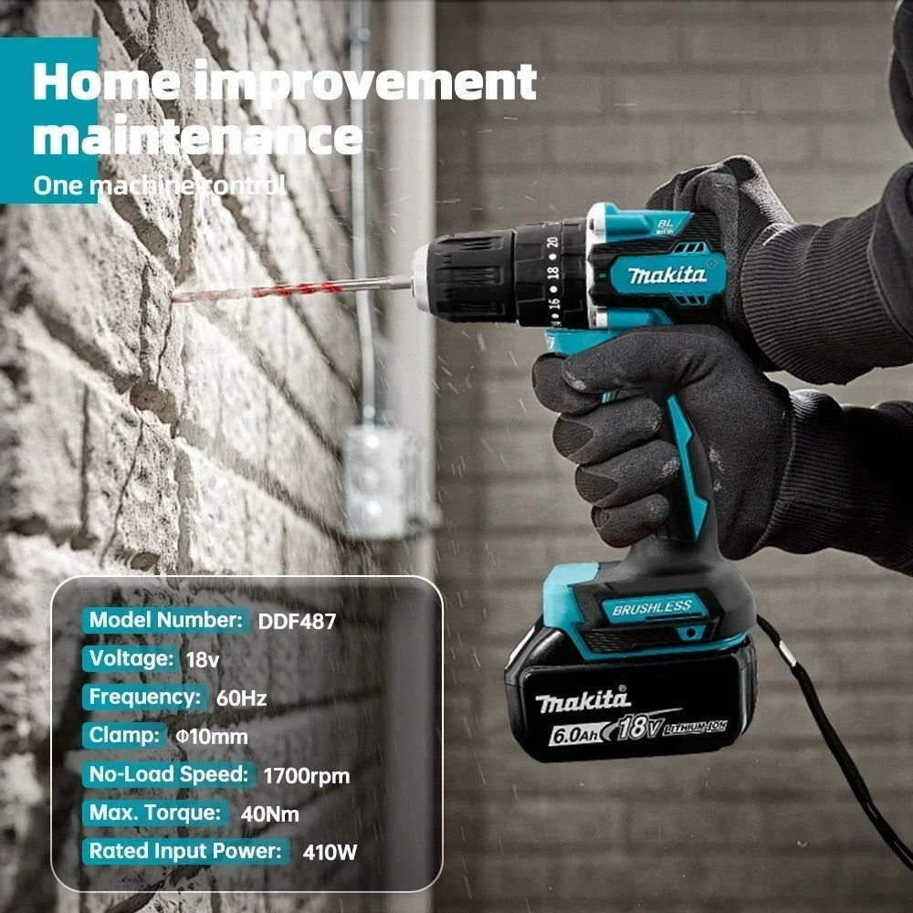 TRAPANO AVVITATORE MAKITA DDF487 18V LXT – SOLO CORPO MACCHINA