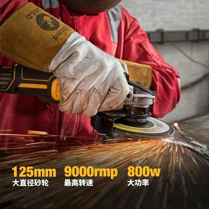 DEWALT DCG405N Akku-Winkelschleifer – Gelb – im braunen Karton