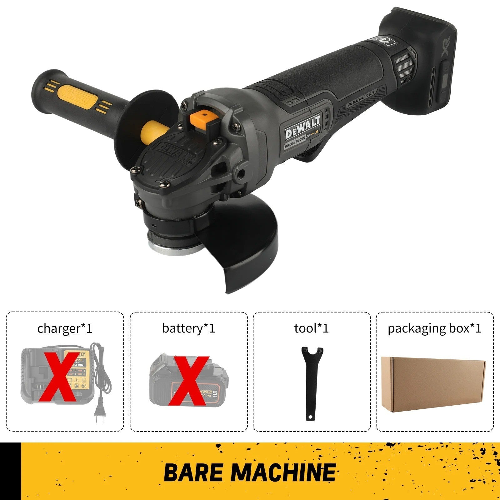 DEWALT McLaren Edition DCG406 Smerigliatrice Angolare 18V 125mm M14 9000RP