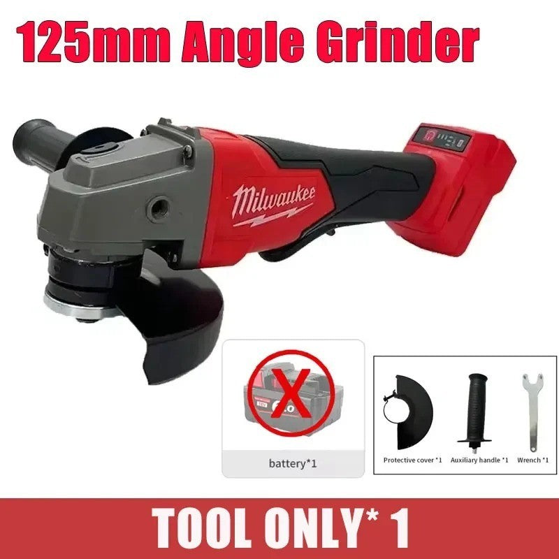 Winkelschleifer 125mm für Milwaukee M18 - 18V - Nur Gehäuse