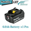 Makita BL1860B 18V, 6Ah Batteria al Litio per Utensili Elettrici