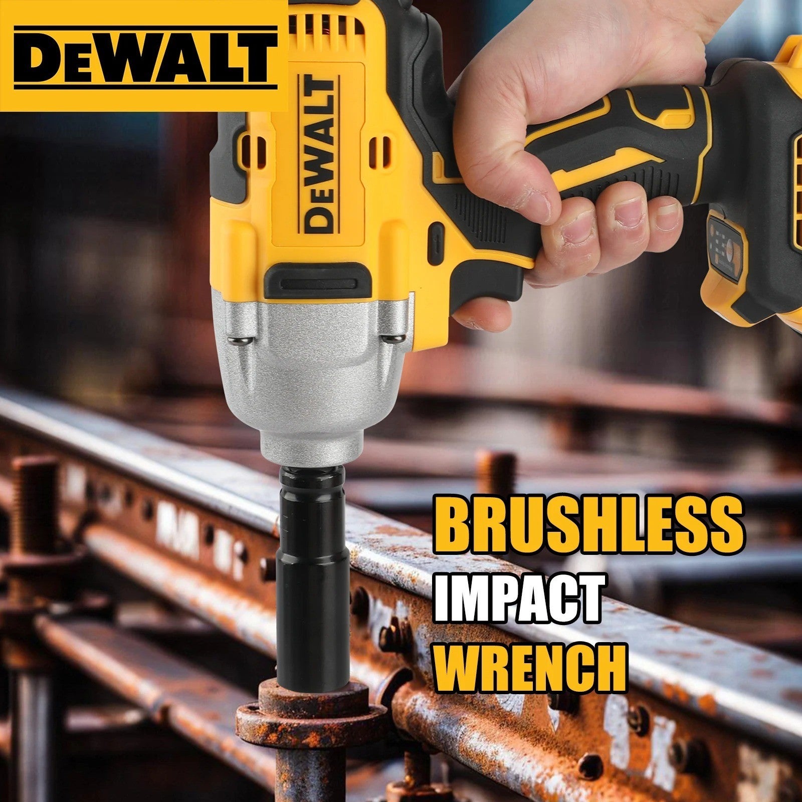DEWALT DCF900 18V Schlagschrauber (Nur Gehäuse) - Gelb/Schwarz