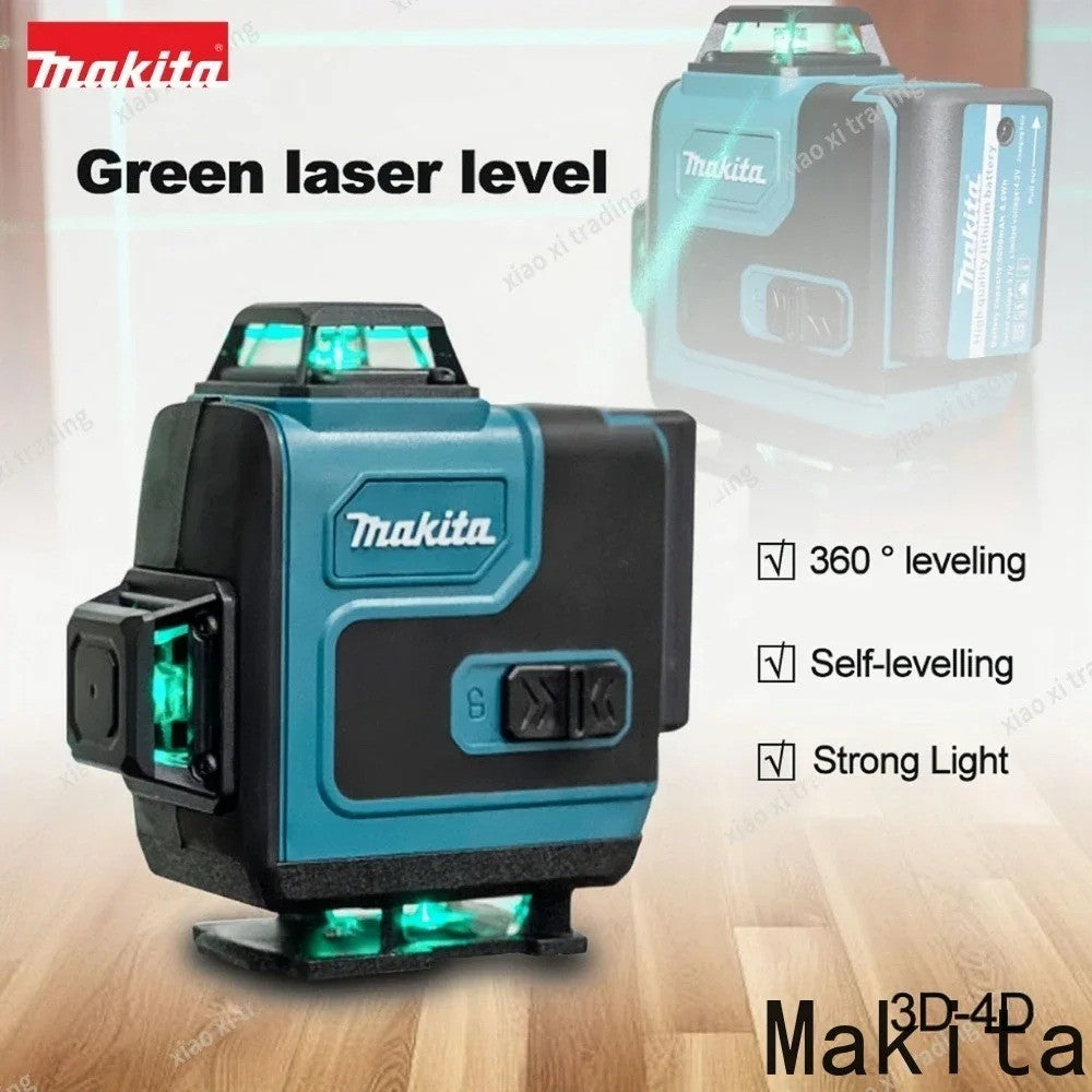 Makita Livella Laser Verde16 Line 3D 360 Gradi Alta Precisione Professionale