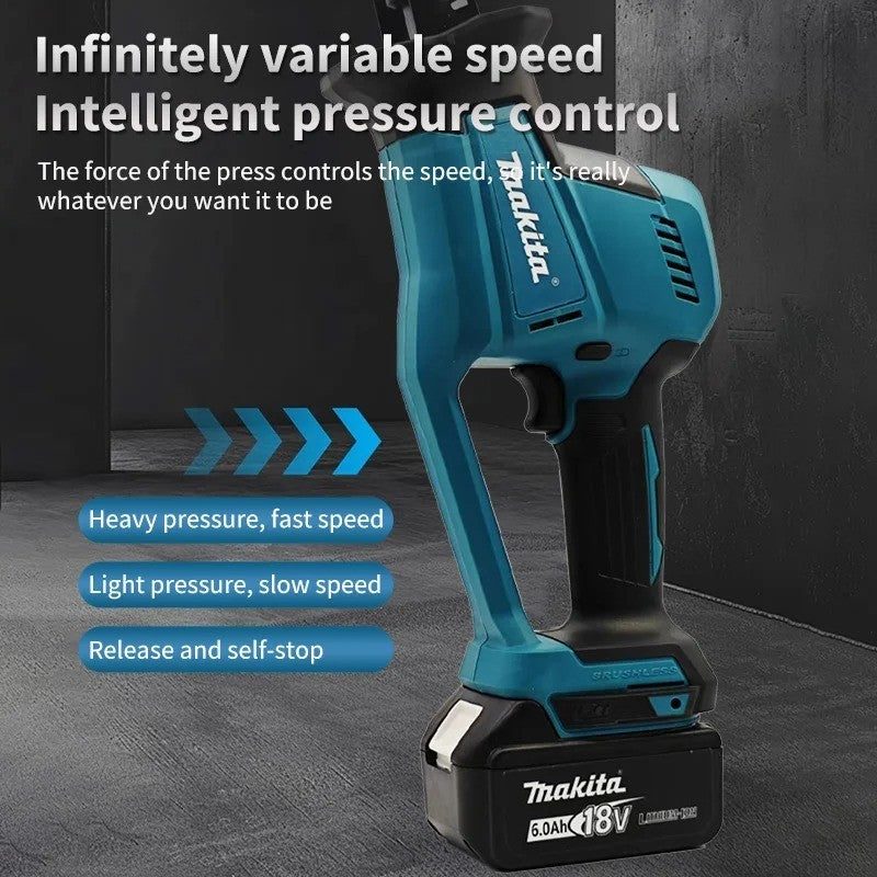 Sega alternativa elettrica a batteria Makita 18V Sega da taglio per legno