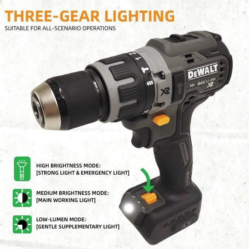 DEWALT DCD791 Trapano a batteria compatto Motore senza spazzole Trapano Cacciavi