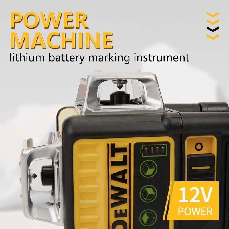 DeWalt DW089LG 3 Linien 360 Grad Laser-Kreuzlinienmessgerät
