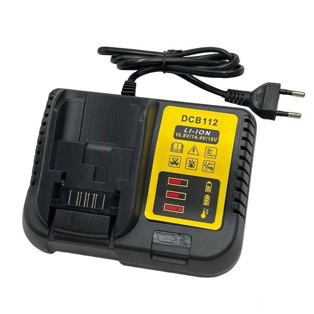Caricabatterie DCB112 per DeWalt 10.8V 12V 14V 18V 20V Litio DCB205 DCB115 DCB10