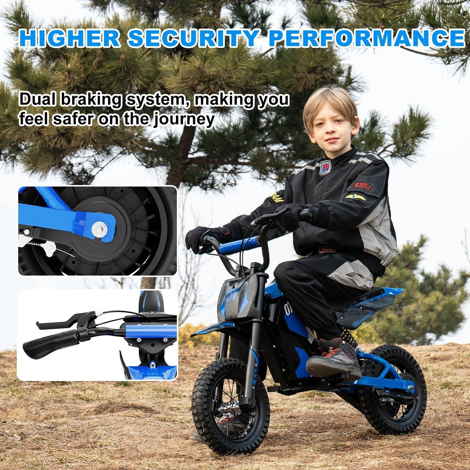 Moto Elettrica Bambini EVERCROSS EV12M 300W | 25km/h | 12" Cross Mini Motocross