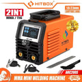 Saldatrice HITBOX ARC200S 2 in 1 ARC MMA LIFT TIG MINI IGBT Inverter Display...