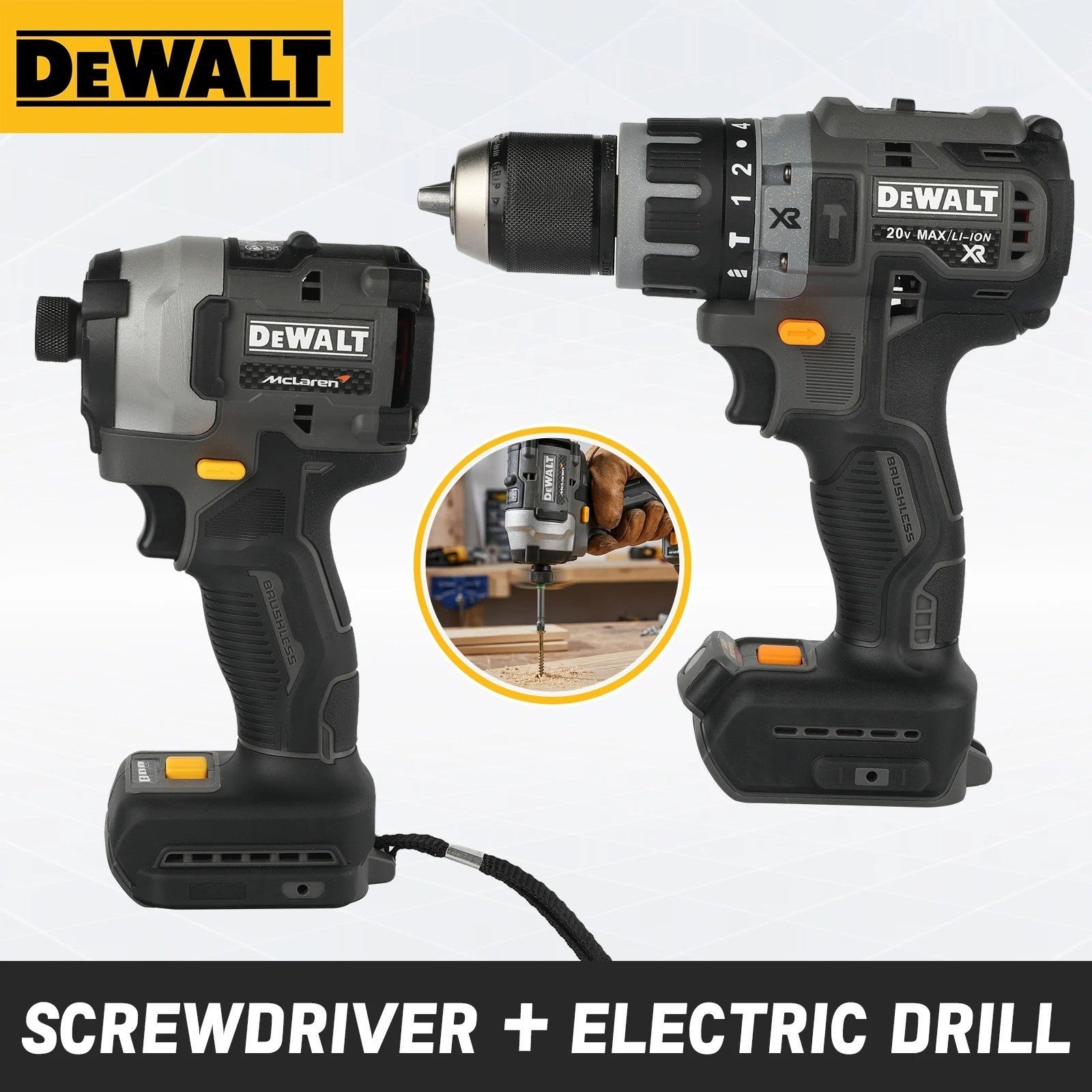 Kit Combo DeWalt x McLaren Limited Edition