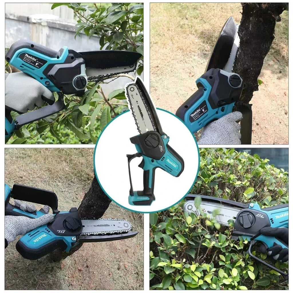Motosega a batteria Makita 18V  6 pollici (Batteria Non Inclusa)
