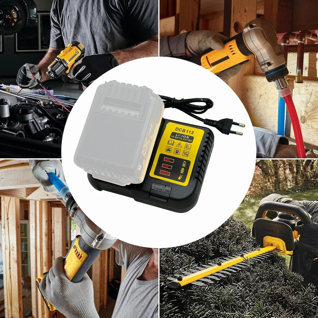 Caricabatterie DCB112 per DeWalt 10.8V 12V 14V 18V 20V Litio DCB205 DCB115 DCB10